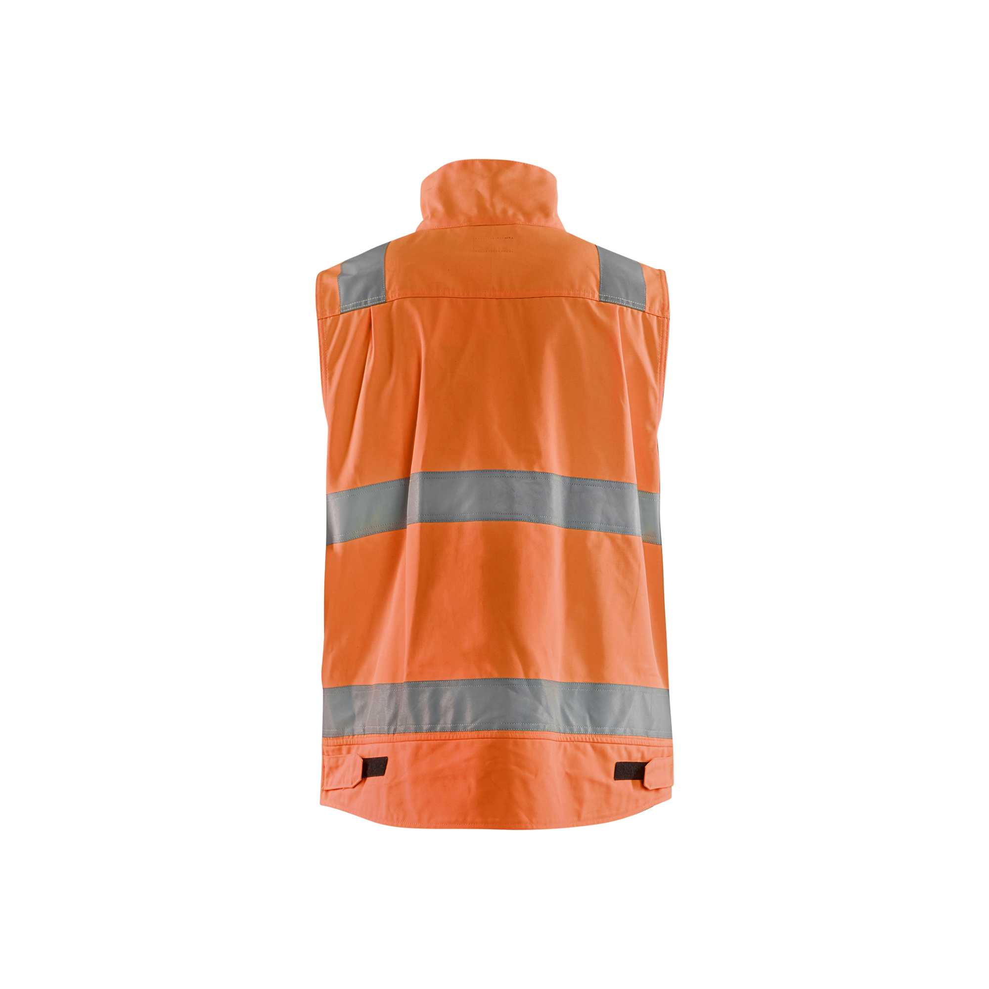 BLAKLADER 85051804 HI VIS VEST Hi Vis Reflective Work Waistcoat MEN - 85% Polyester